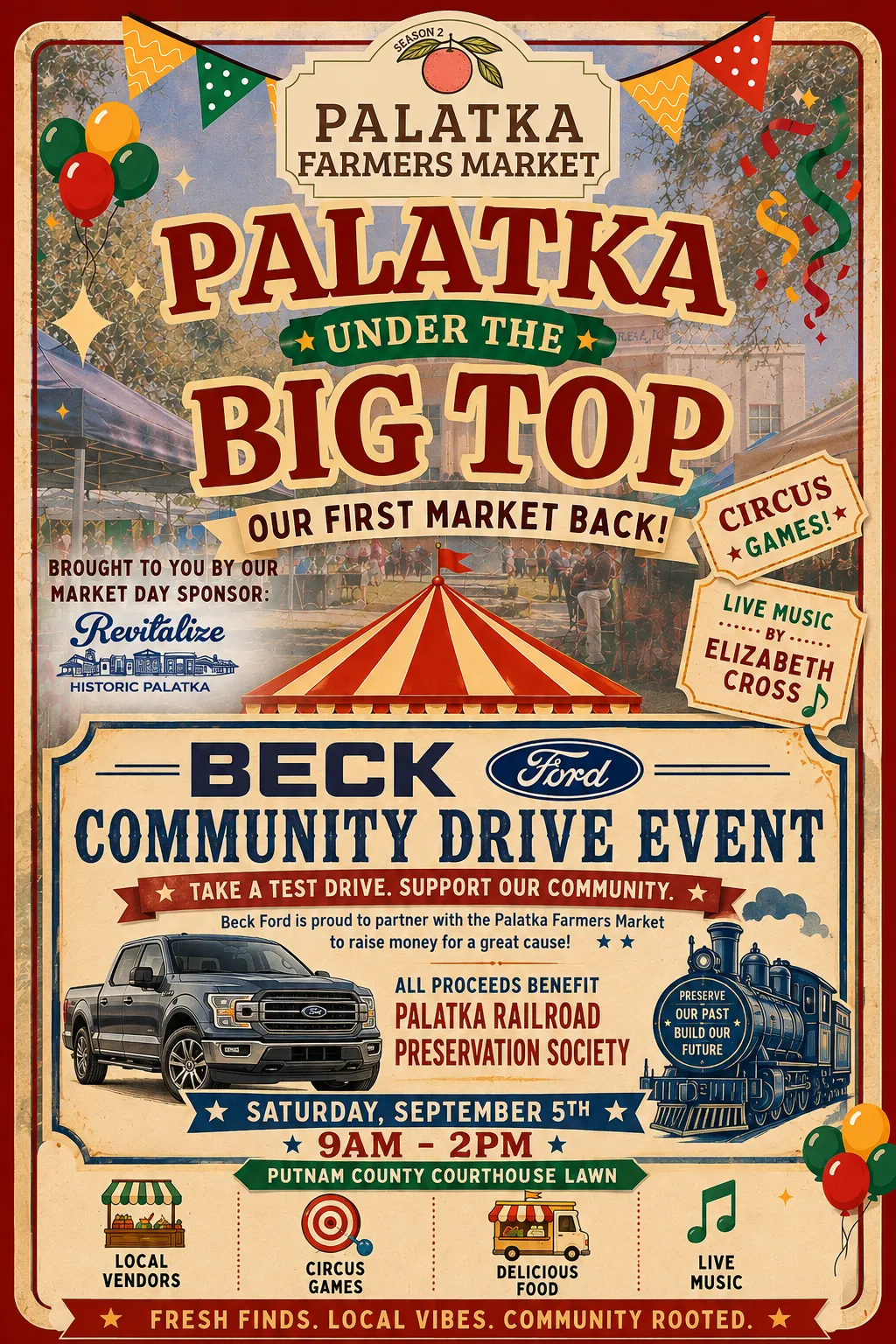 Palatka Farmers Market – Under the Big Top